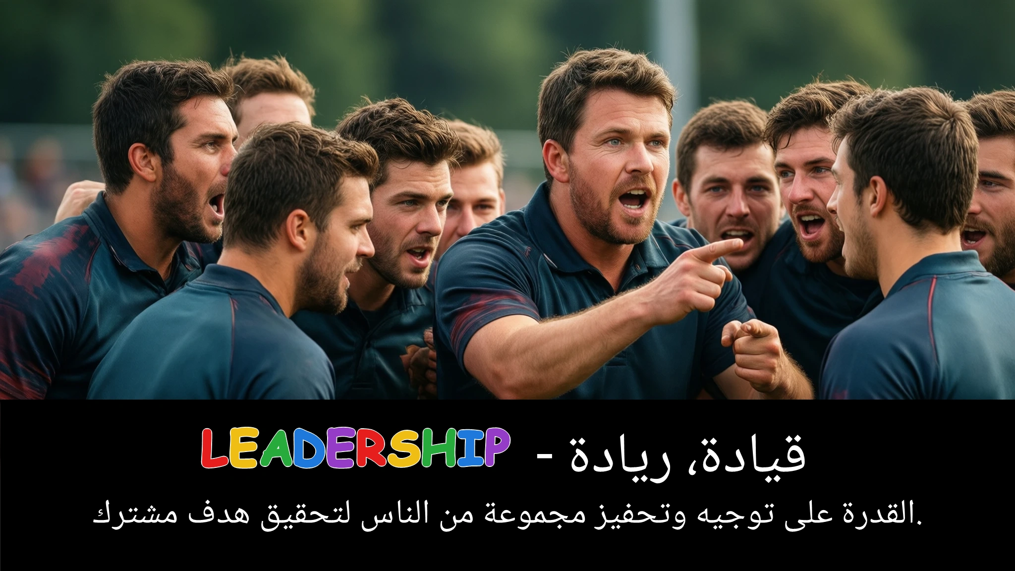 Arabic Illustration for leadership